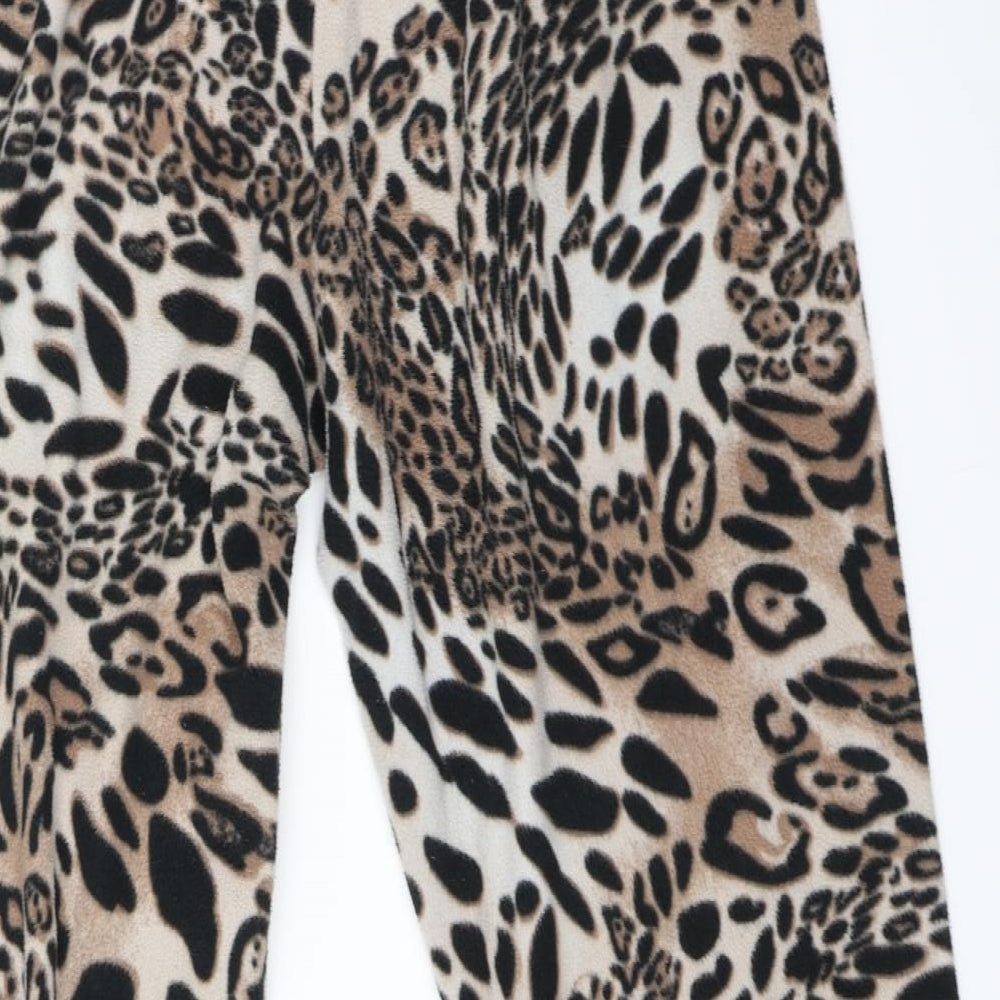 Preworn Womens Brown Animal Print   Lounge Pants Size M
