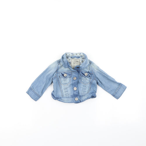 NEXT Baby Blue  Ramie Jacket  Size 3-6 Months