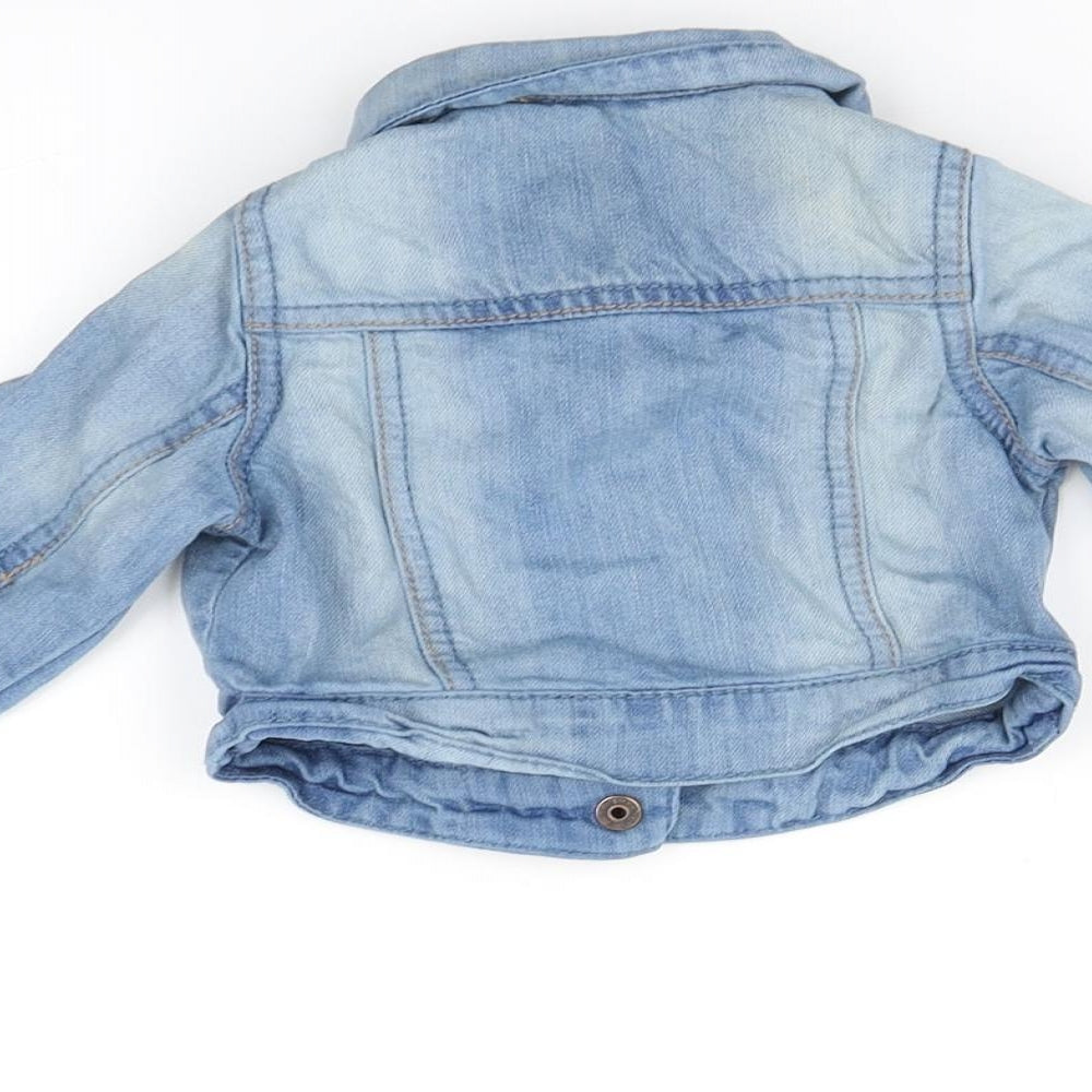 NEXT Baby Blue  Ramie Jacket  Size 3-6 Months