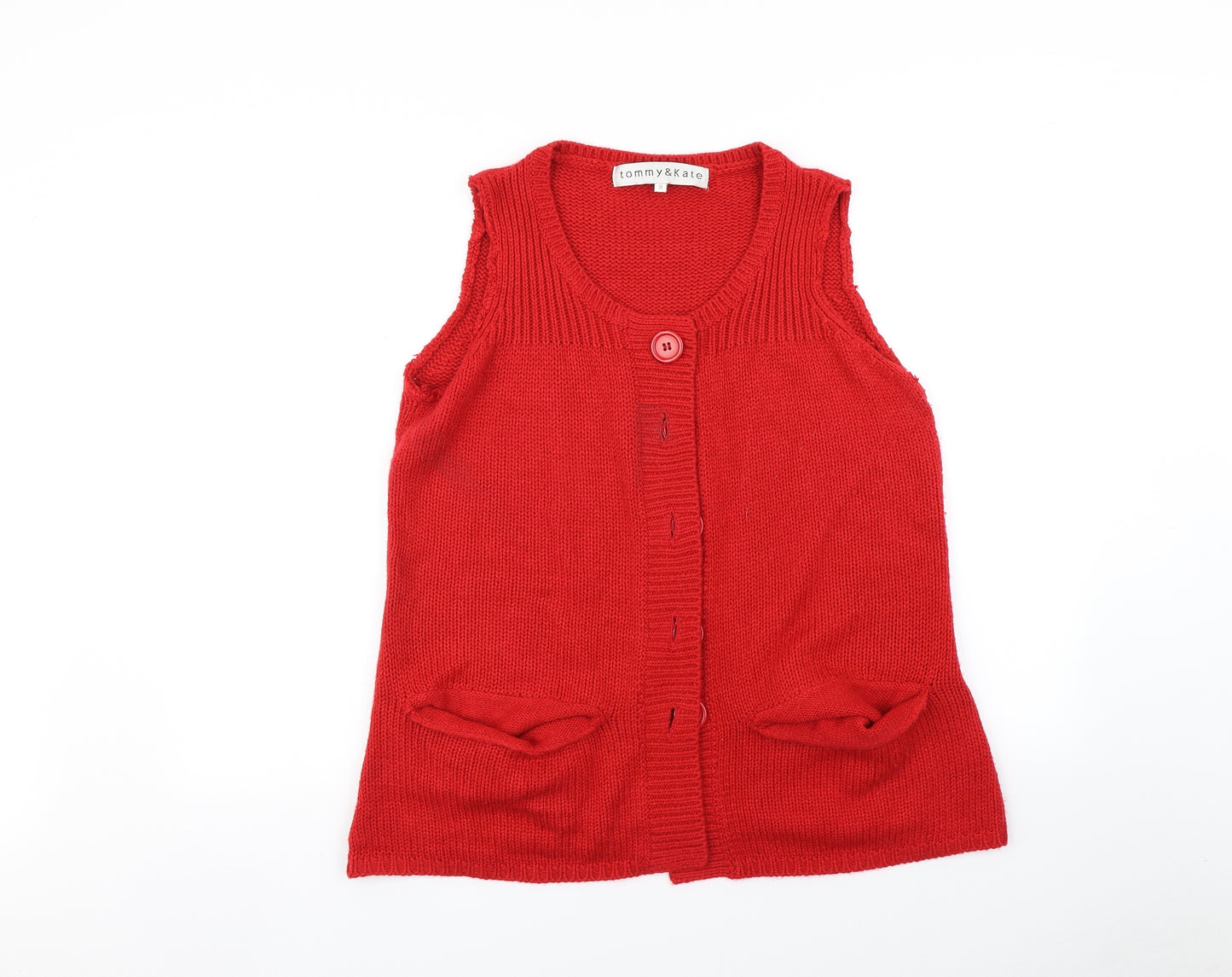 Tommy & Kate Womens Red   Cardigan Jumper Size 18