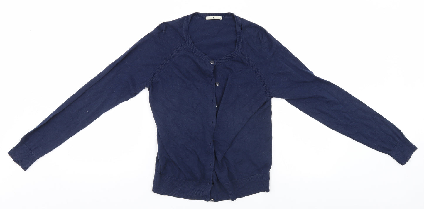 TU Womens Blue   Cardigan Jumper Size 12