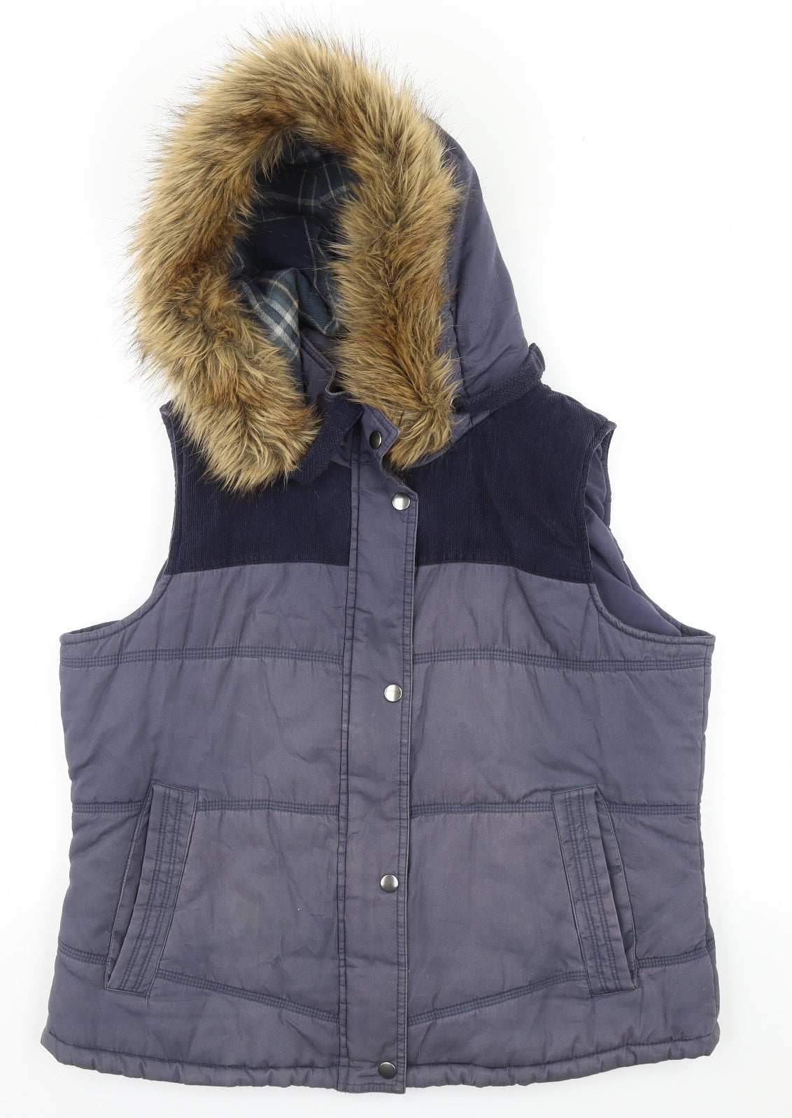 Marks and Spencer Womens Blue   Parka Jacket Size 16
