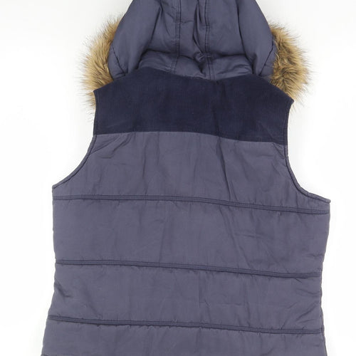 Marks and Spencer Womens Blue   Parka Jacket Size 16