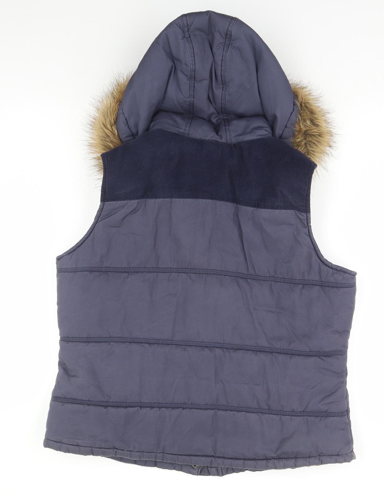 Marks and Spencer Womens Blue   Parka Jacket Size 16