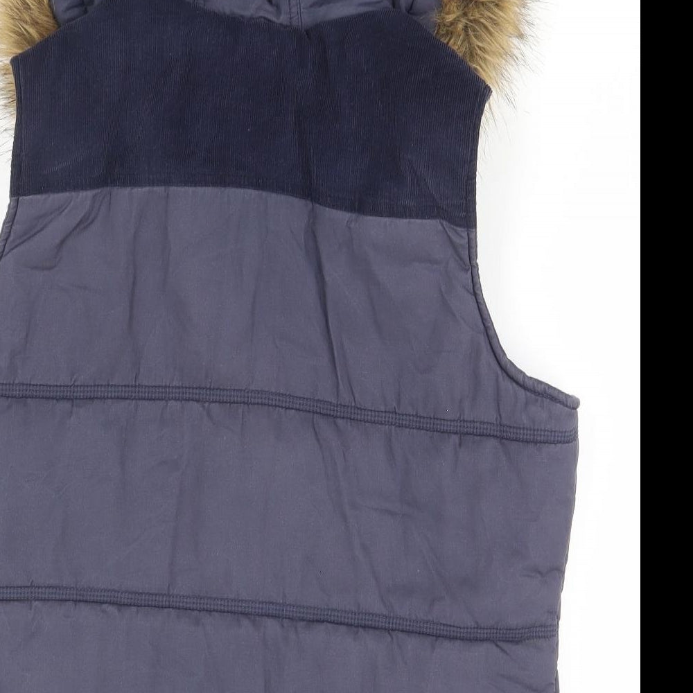 Marks and Spencer Womens Blue   Parka Jacket Size 16