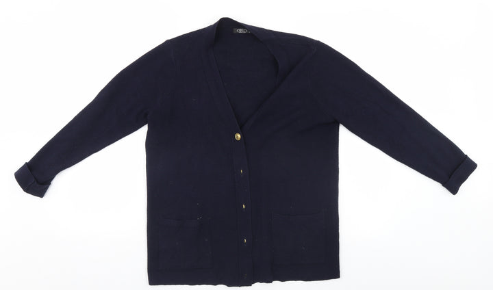 BM Womens Blue   Cardigan Jumper Size S