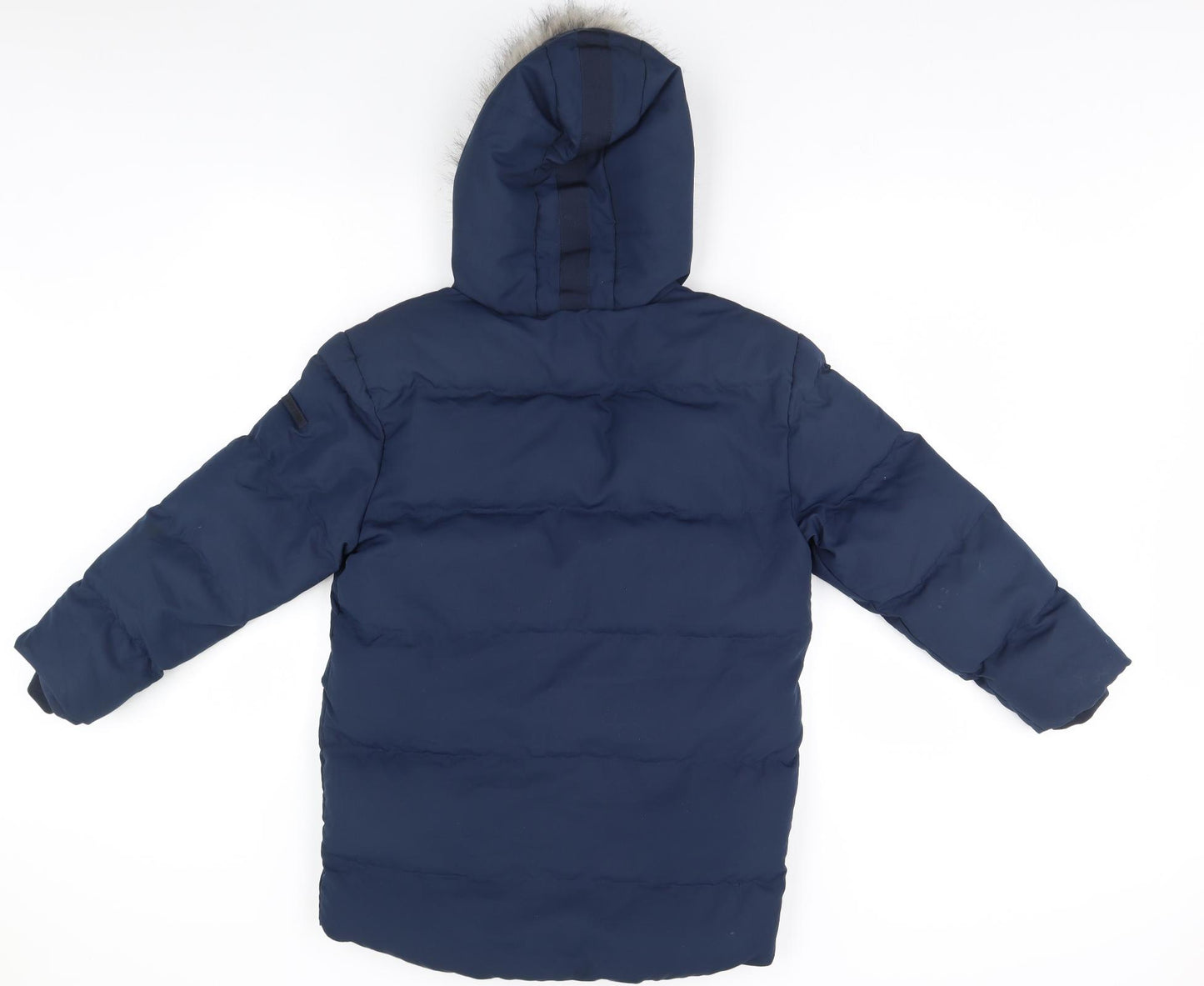 NEXT Boys Blue   Parka Coat Size 11 Years