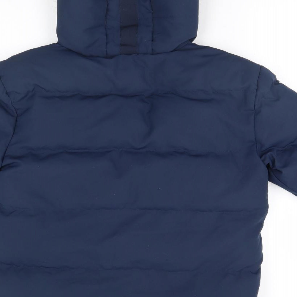 NEXT Boys Blue   Parka Coat Size 11 Years