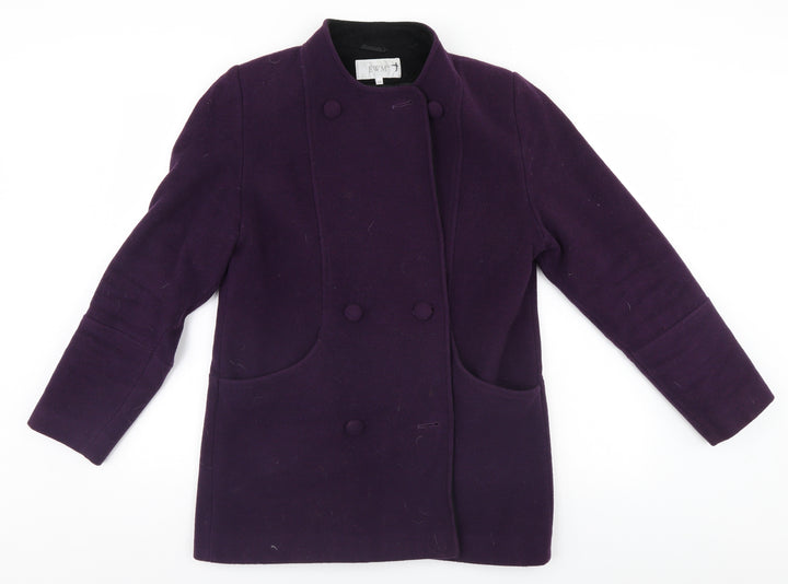 EWM Womens Blue   Overcoat Jacket Size 12