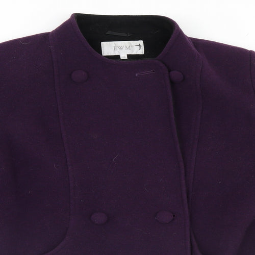 EWM Womens Blue   Overcoat Jacket Size 12