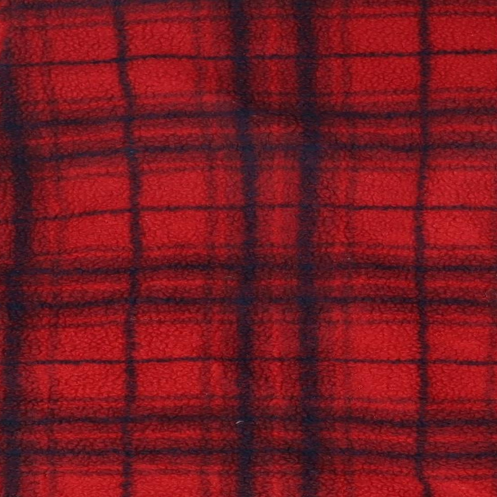 HMW Womens Red Plaid  Full Zip Jumper Size 14
