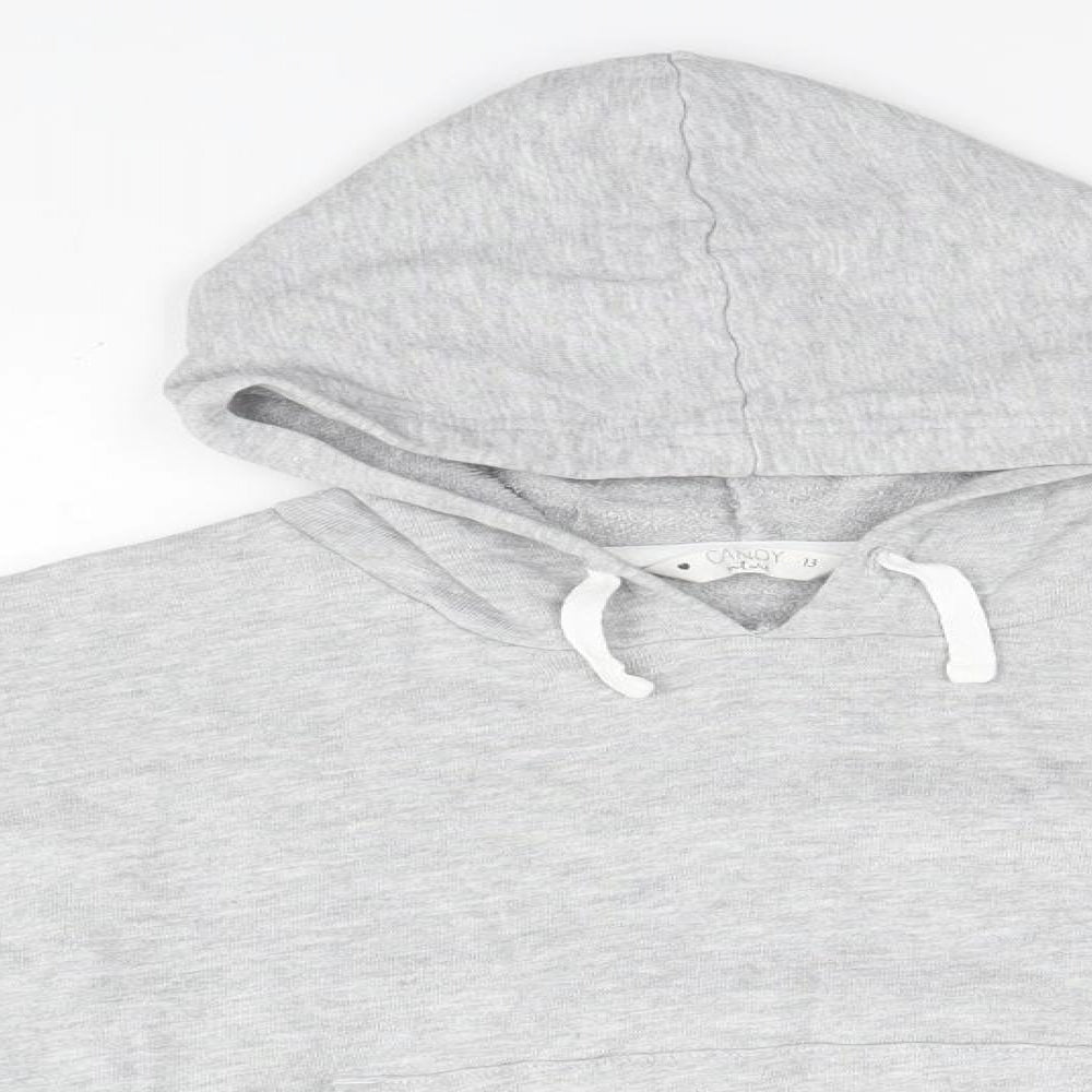Matalan Girls Grey   Pullover Hoodie Size 13 Years