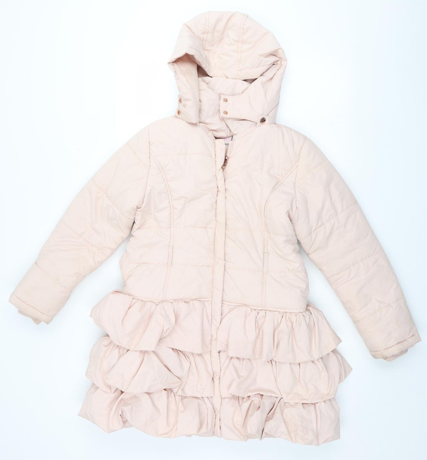 Monsoon Girls Ivory   Parka Coat Size 12-13 Years