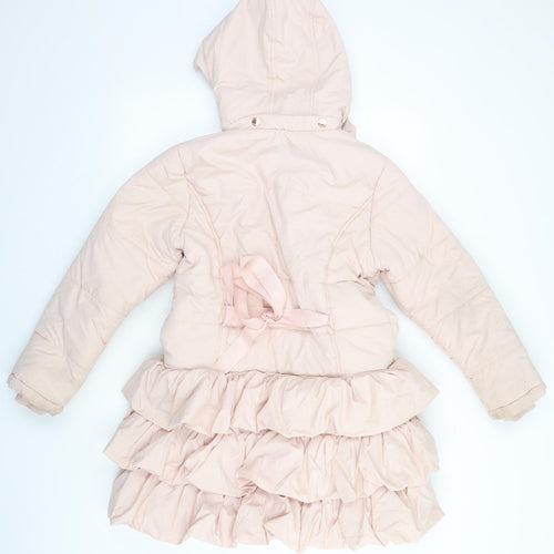 Monsoon Girls Ivory   Parka Coat Size 12-13 Years