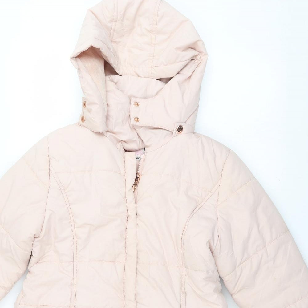 Monsoon Girls Ivory   Parka Coat Size 12-13 Years