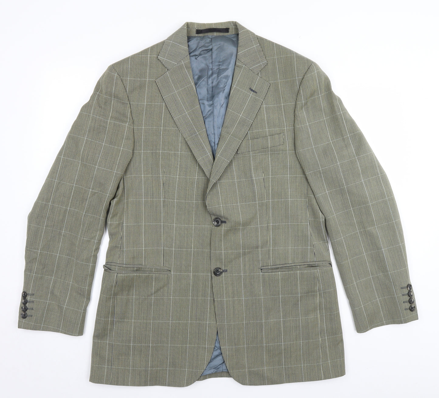 Marks and Spencer Mens Beige Houndstooth  Jacket