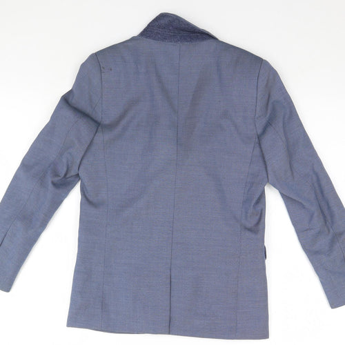 George Boys Blue   Full Zip Jumper Size 11-12 Years