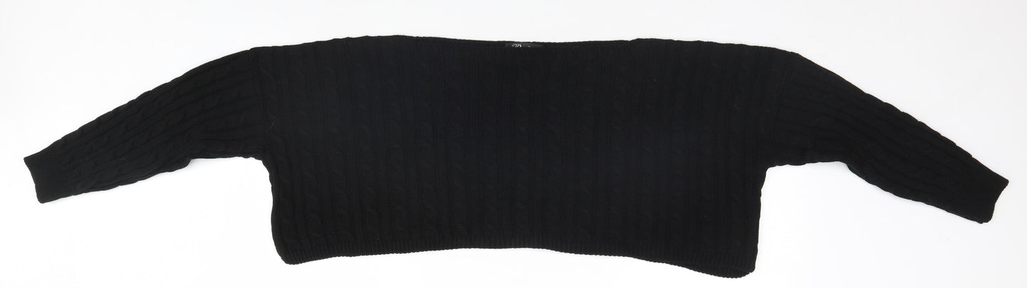 Pure Fashion Womens Black   Pullover Jumper