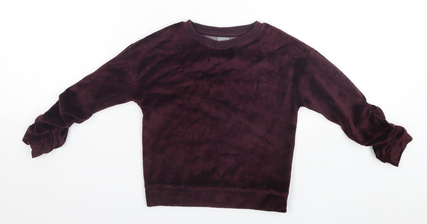 NEXT Girls Red   Pullover Jumper Size 4 Years