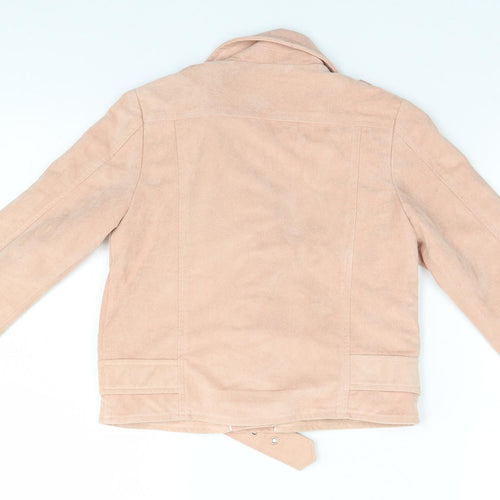 NEXT Girls Beige   Full Zip Jumper Size 8 Years