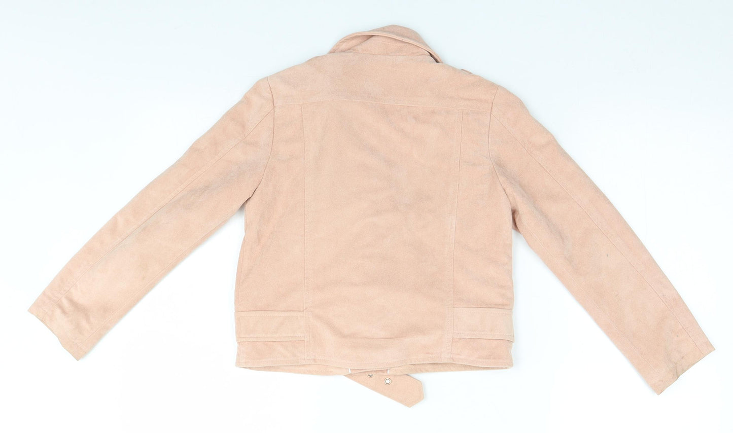 NEXT Girls Beige   Full Zip Jumper Size 8 Years