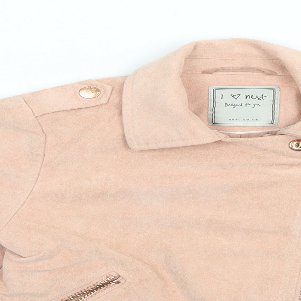 NEXT Girls Beige   Full Zip Jumper Size 8 Years