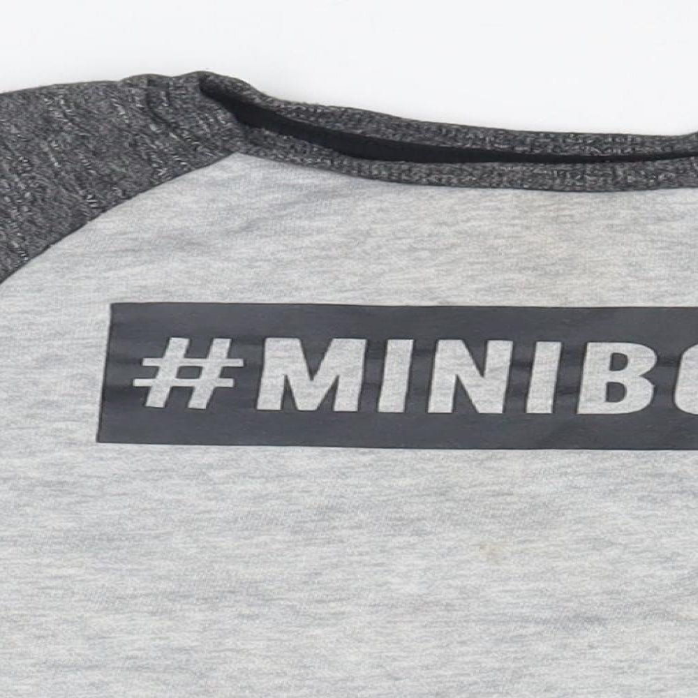 Primark Baby Grey   Pullover Jumper Size 18-24 Months  - #Miniboss