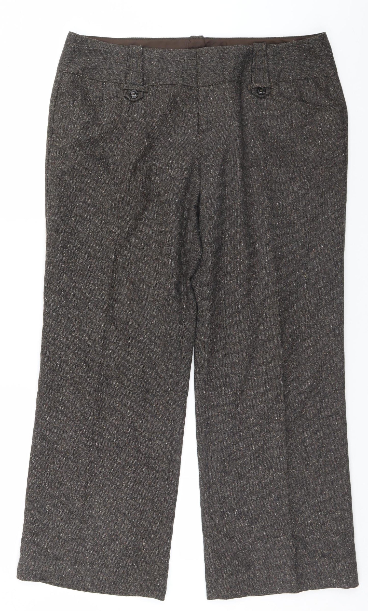 Monsoon Womens Brown   Trousers  Size 16 L28 in