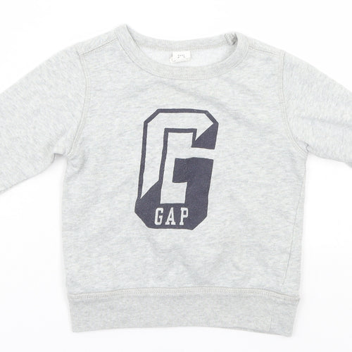 Gap Girls Grey   Pullover Sweatshirt Size 2 Years
