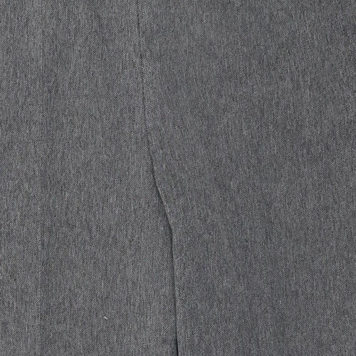 Marks and Spencer Womens Green Herringbone  Trousers  Size 18 L25 in