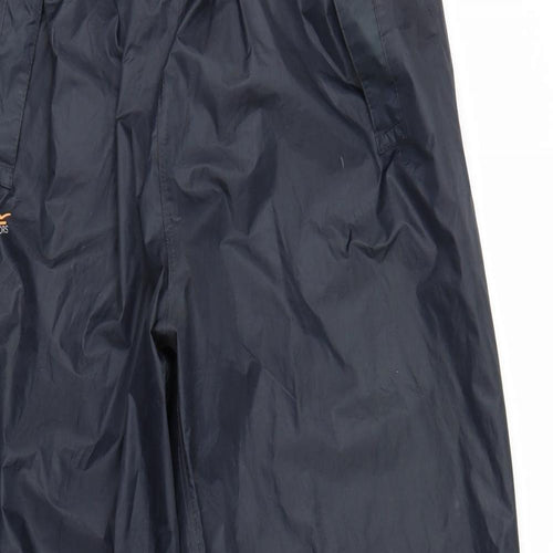 Regatta Mens Blue   Rain Trousers Trousers Size XL L32 in