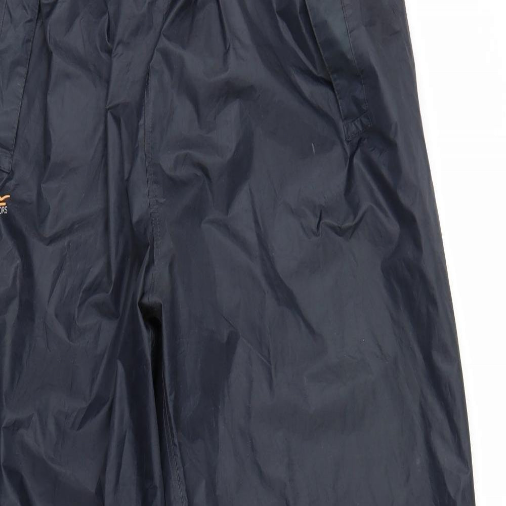 Regatta Mens Blue   Rain Trousers Trousers Size XL L32 in