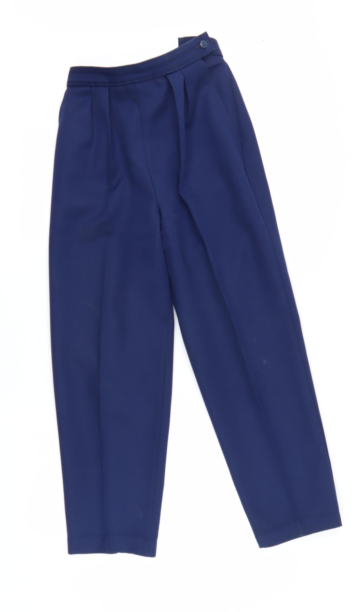 Slimma Womens Blue    Suit Trousers Size 12 L25 in