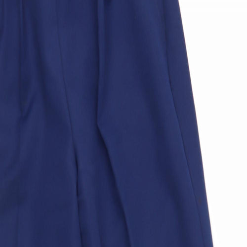 Slimma Womens Blue    Suit Trousers Size 12 L25 in