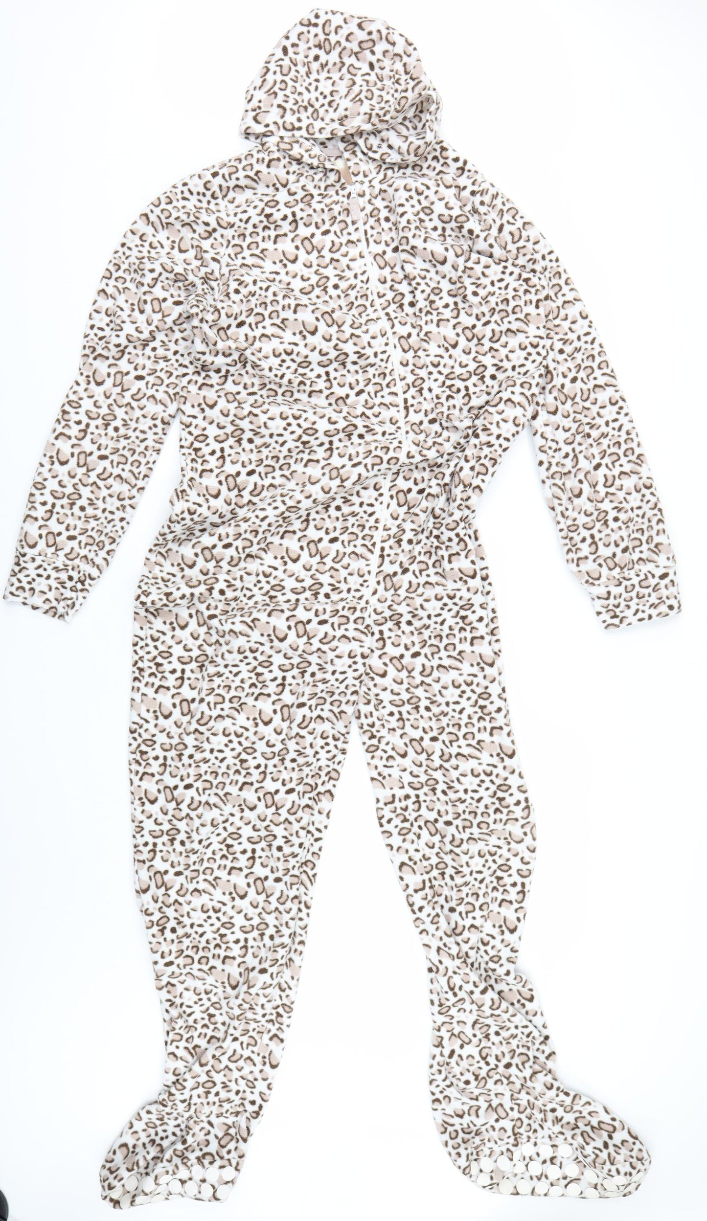 New Look Womens Beige Animal Print   One Piece Size L  - leopard