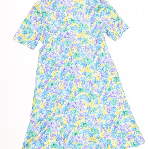 Richard Stump Womens Multicoloured Floral  A-Line  Size 18  - short length