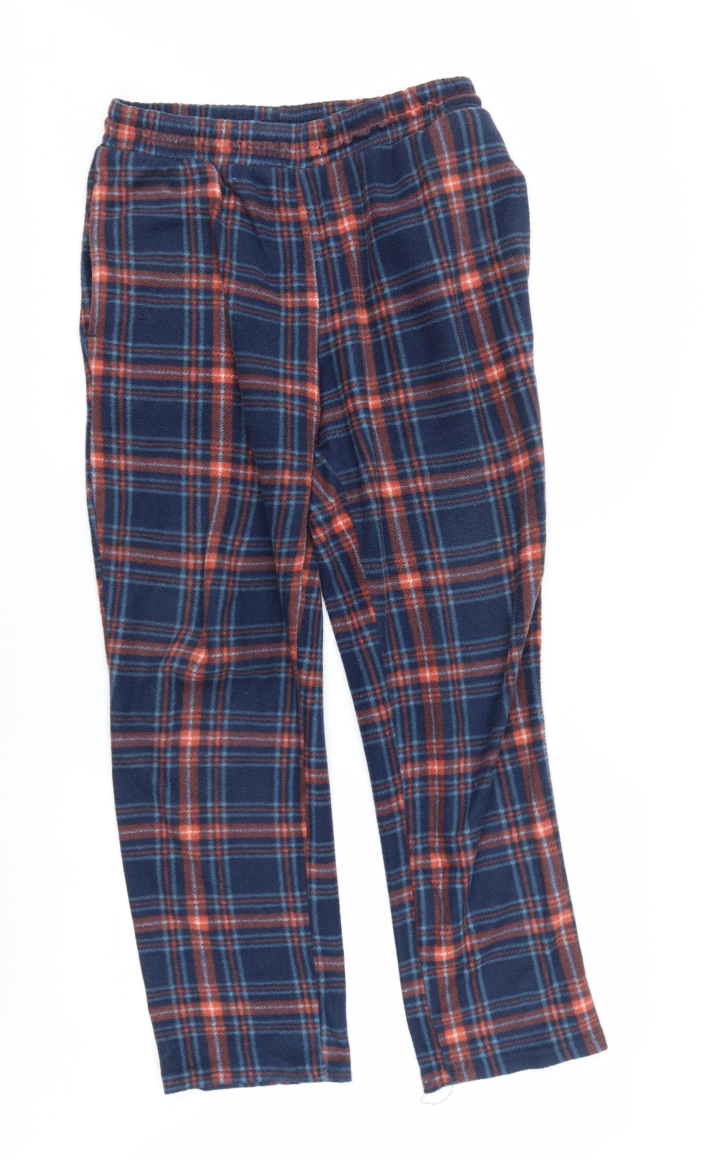 Avenue Mens Blue Plaid   Lounge Pants Size S