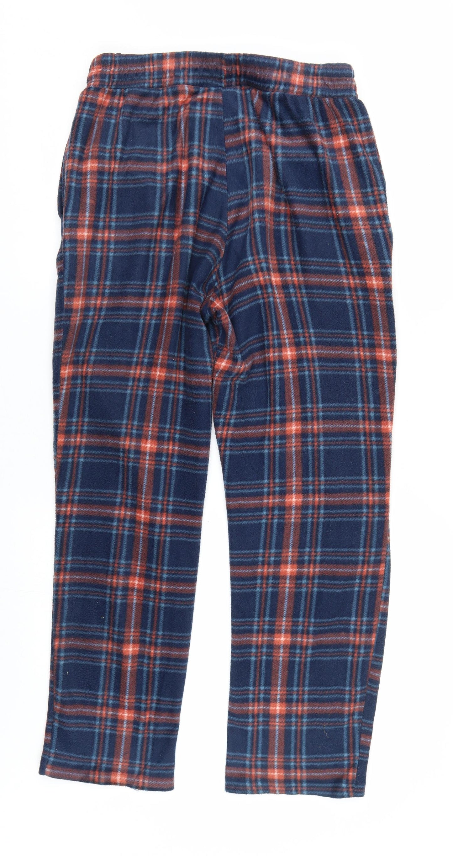 Avenue Mens Blue Plaid   Lounge Pants Size S