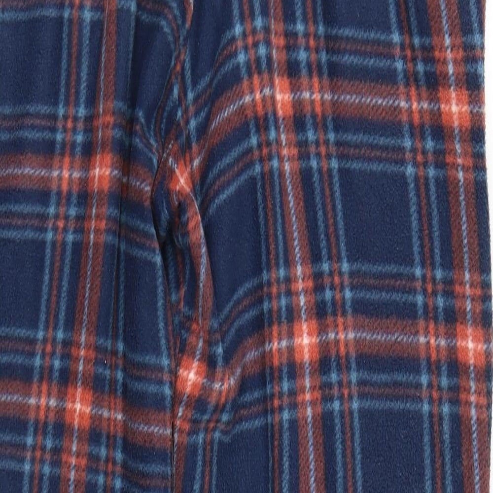 Avenue Mens Blue Plaid   Lounge Pants Size S