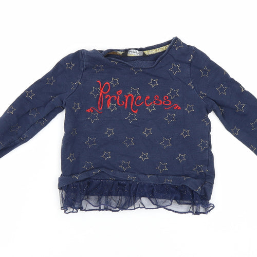 George Baby Blue   Basic Blouse Size 12-18 Months