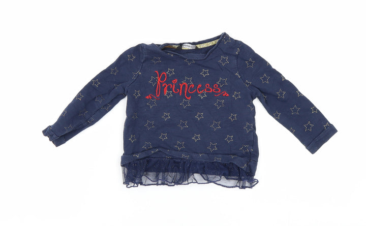 George Baby Blue Basic Blouse Size 12-18 Months