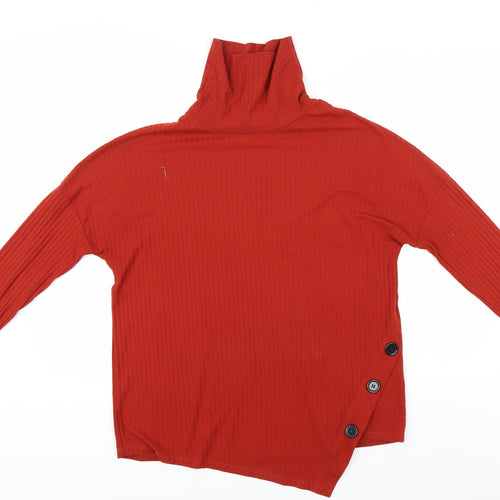 New lok Womens Red   Pullover Jumper Size 14