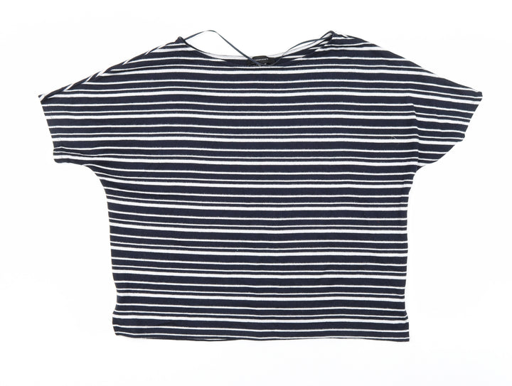 Atmosphere Womens Black Striped  Pullover Jumper Size 14