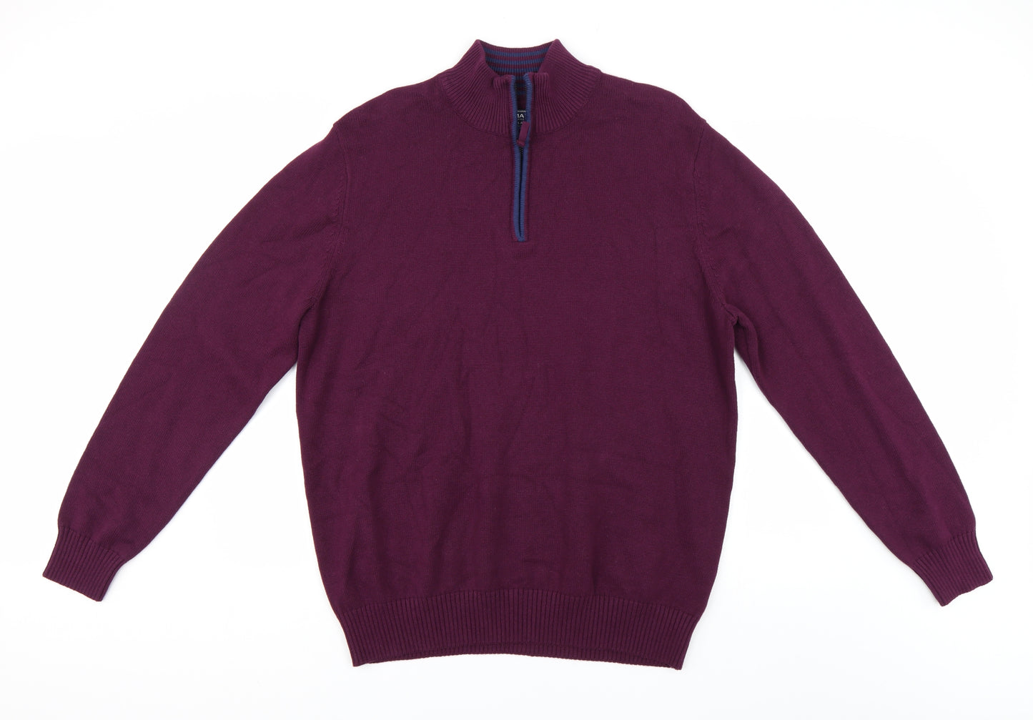 Maine Mens Red   Pullover Jumper Size L