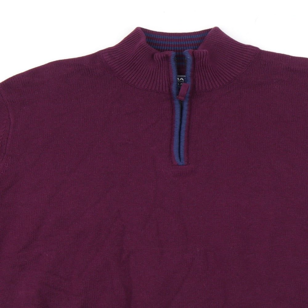 Maine Mens Red   Pullover Jumper Size L