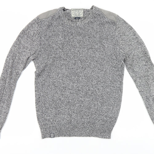 brook haven Mens Grey   Pullover Jumper Size S