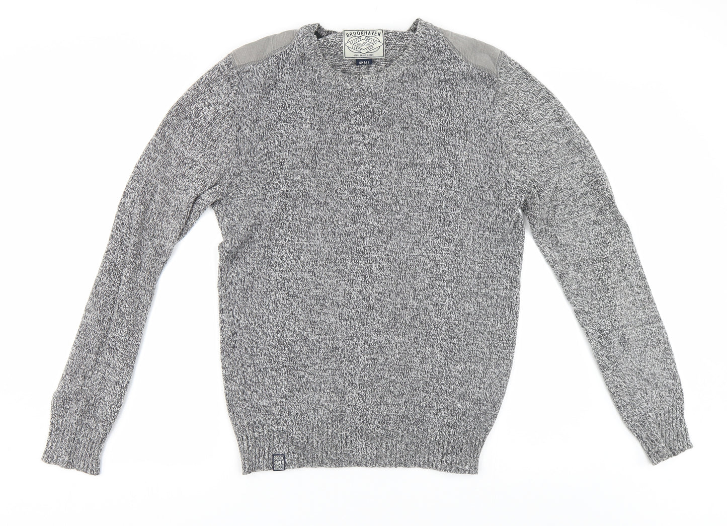 brook haven Mens Grey   Pullover Jumper Size S