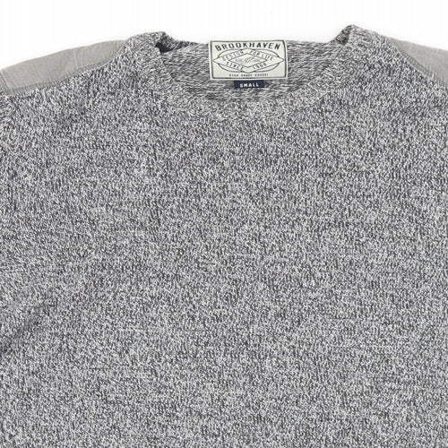brook haven Mens Grey   Pullover Jumper Size S