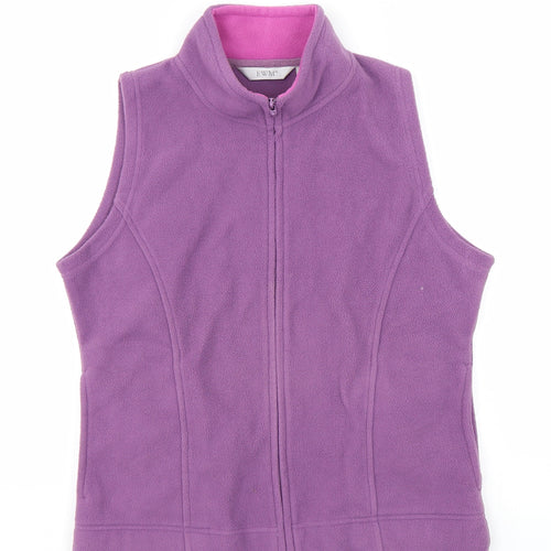 EWM Womens Purple   Full Zip Sweatshirt Size S