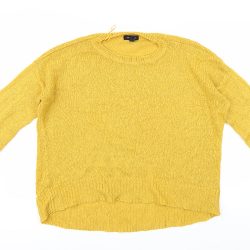 New Look Womens Yellow   Pullover Jumper Size L